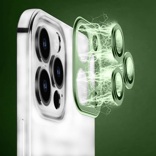 etui do iphone 14 pro full protect z osłoną kamery zielony