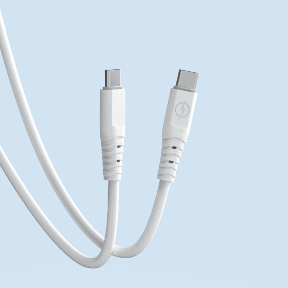 kabel usb – typ c pd100w, szybkie ładowanie do telefonu, laptopa, tabletu 1m biały