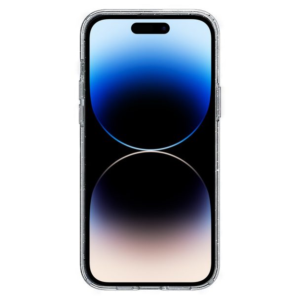 etui do iphone 14 pro z brokatem, ochronne cienkie przeźroczyste glitter