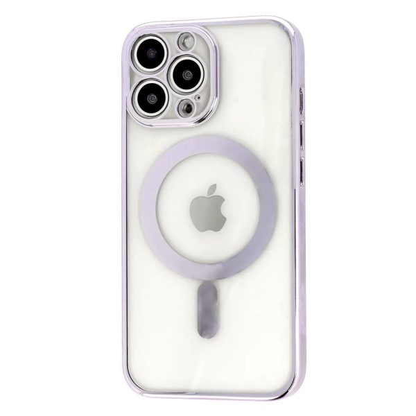 etui do iphone 13 fioletowy premium magsafe z osłoną kamery (kopia)