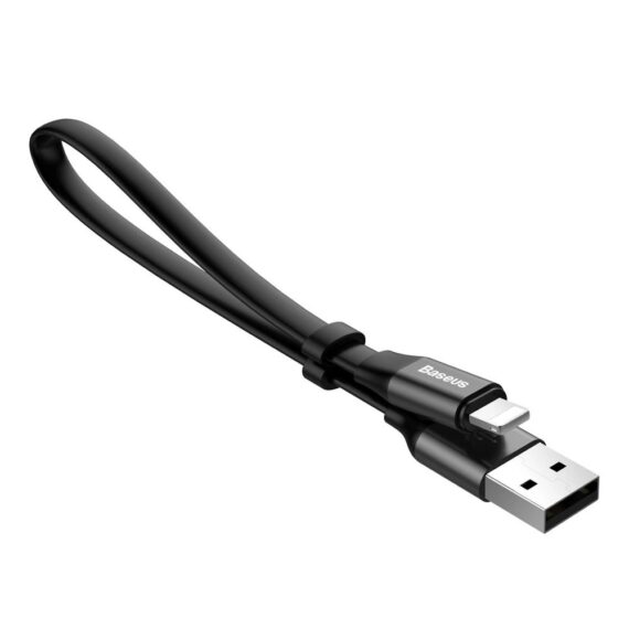 3Kabel USB - Lightning do iPhone SE:8:X:XR:XS:11:12:13:14, do szybkiego ładowania, 0.23 metra, czarny