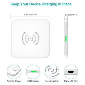 Ładowarka magnetyczna do magsafe iphone 14/13/12 (mini/plus/pro/pro max) qi 10w, biała