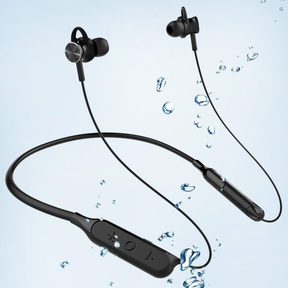 słuchawki mixcder, wodoodporne ipx5, sportowe bezprzewodowe słuchawki bluetooth 5.0, anc, czarne