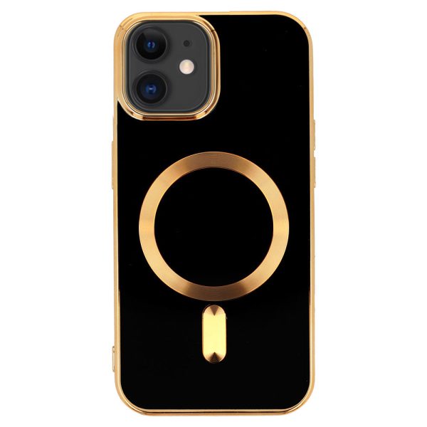 etui do iphone 11 gold magsafe elite protect, czarne