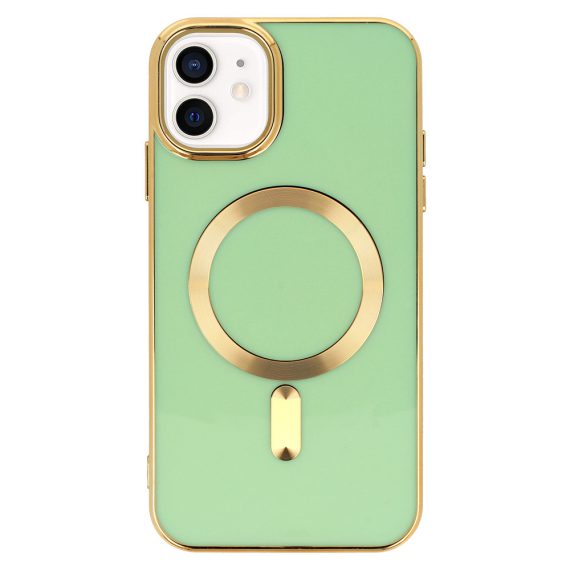 etui do iphone 11 gold magsafe elite protect, zielone