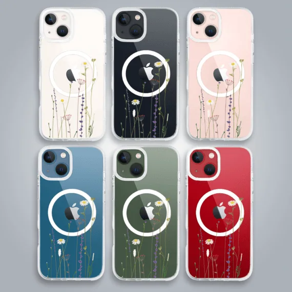 Etui do iPhone 13 MagSafe, wiosenne kwiaty (3)