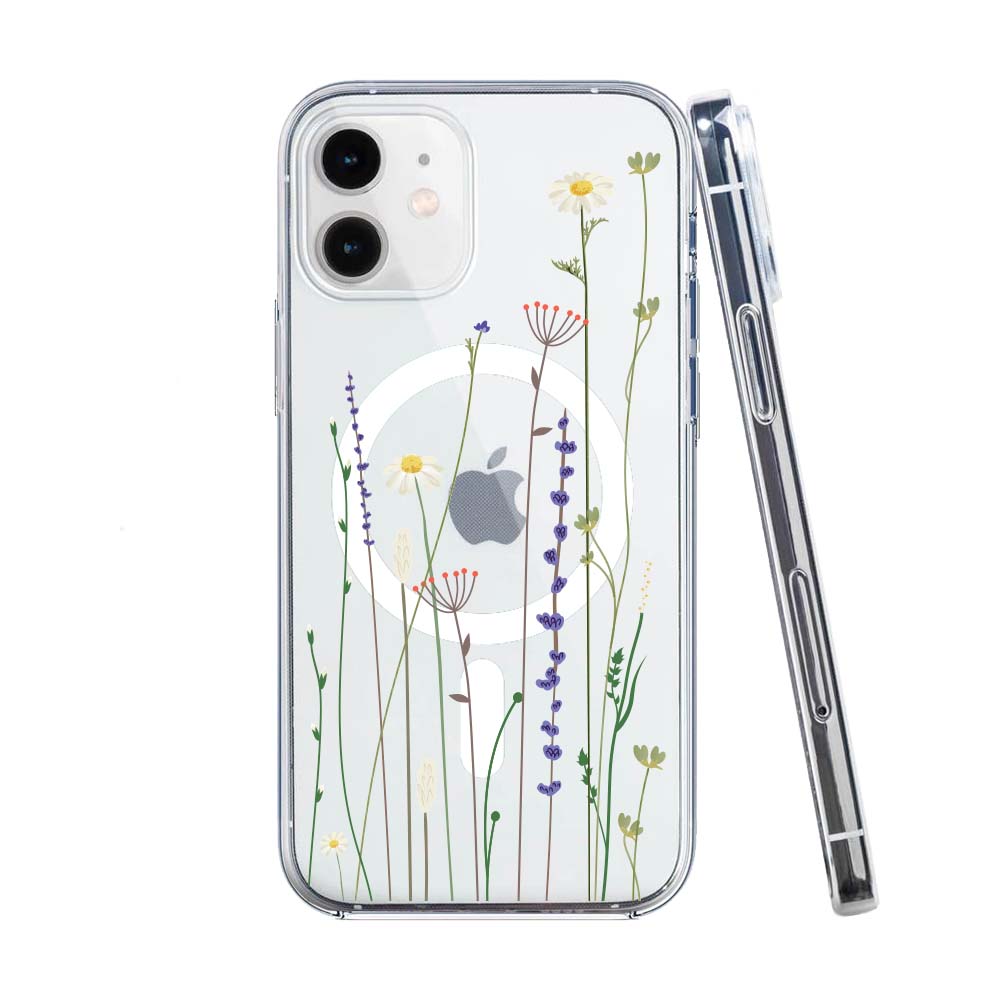 Etui do iPhone 12 Mini MagSafe wiosenne kwiaty