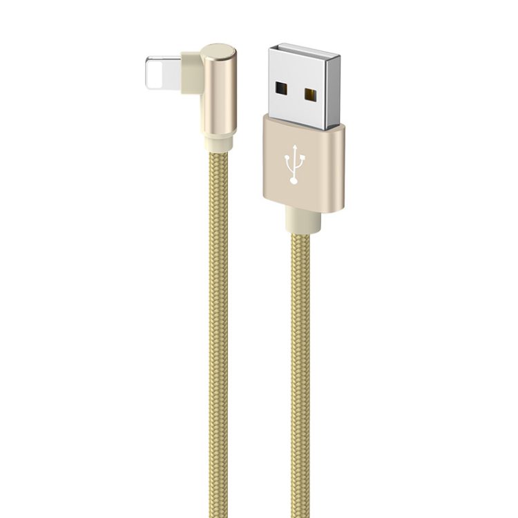 kabel usb lightning 1 metr czerwony kątowy 90 stopni (kopia)