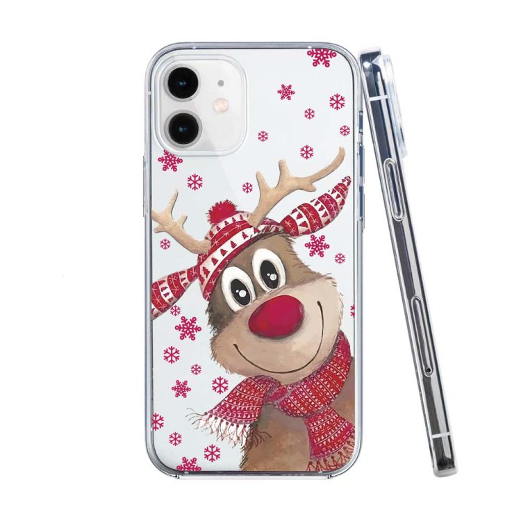 etui do iphone 12 merry christmas świąteczny nadruk, pocałunek (kopia)