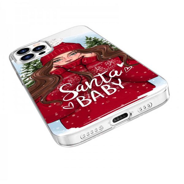 etui do iphone 12 pro merry christmas świąteczny nadruk, pocałunek (kopia) (kopia)