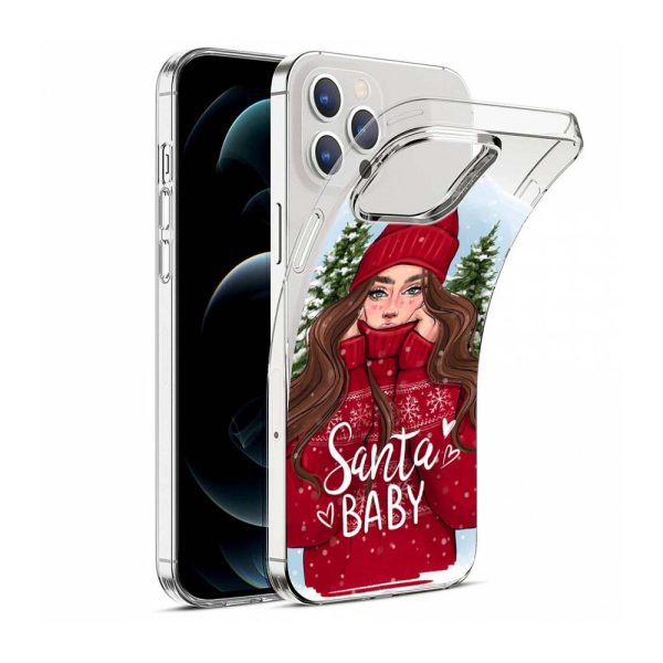 etui do iphone 12 pro merry christmas świąteczny nadruk, pocałunek (kopia) (kopia)