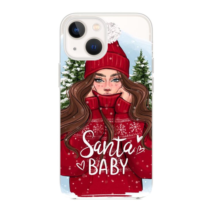 etui do iphone 13 merry christmas świąteczny nadruk, pocałunek (kopia)