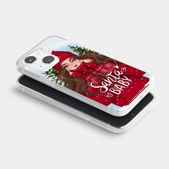 etui do iphone 13 merry christmas świąteczny nadruk, pocałunek (kopia)