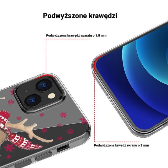 etui do iphone 13 merry christmas świąteczny nadruk, santa babe (kopia)
