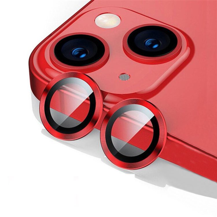 metalowa osłona obiektywów szkło na aparat iphone 13, głęboka czerń