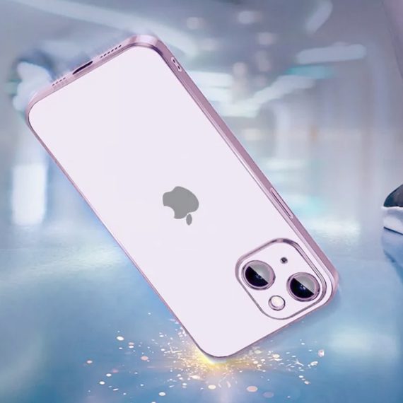 etui do iphone 14 premium violet z osłoną kamery, fioletowe