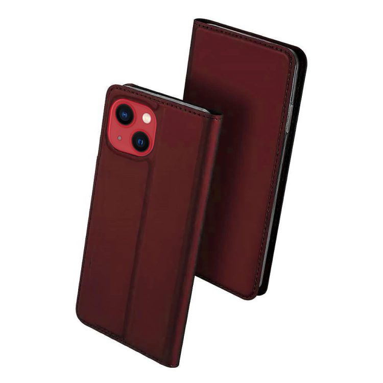 etui do iphone 13 pro eleganckie stylowe z magnetyczną klapką, burgundowe (kopia)