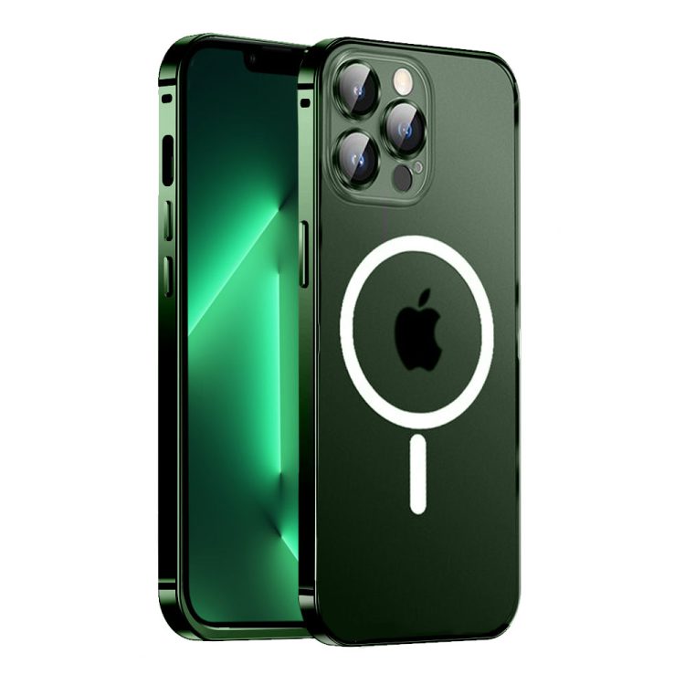 etui do iphone 13 pro magsafe armor metalowa ramka, lotnicze aluminium,