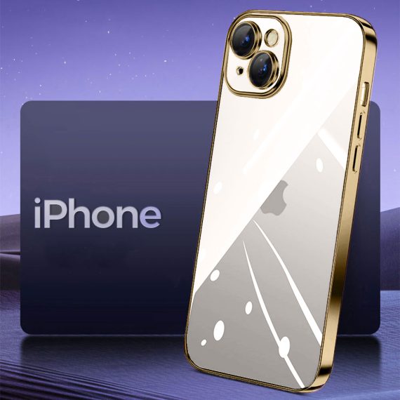 etui do iphone 13 premium protect full cover z osłoną kamery i obiektywów 9h, głęboka purpura