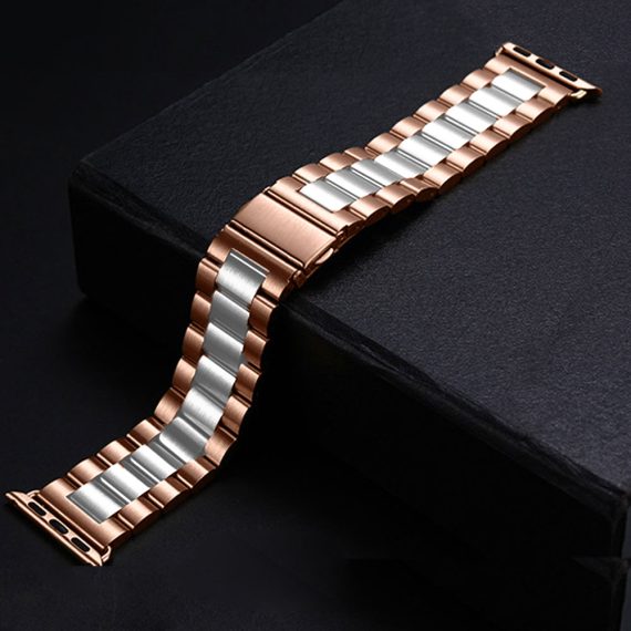 złota bransoleta do apple watch 8 / 7 / 6 / 5 / 4 / 3 / se 38/40/41 żółte złoto