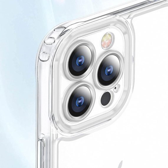 etui do iphone 14 pro pancerne, wzmocnione boki, szklany tył transparentne