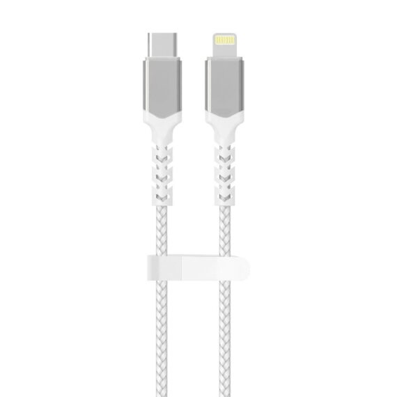 Kabel USB Typ C – Lightning, do szybkiego ładowania, 2 metry, biały1