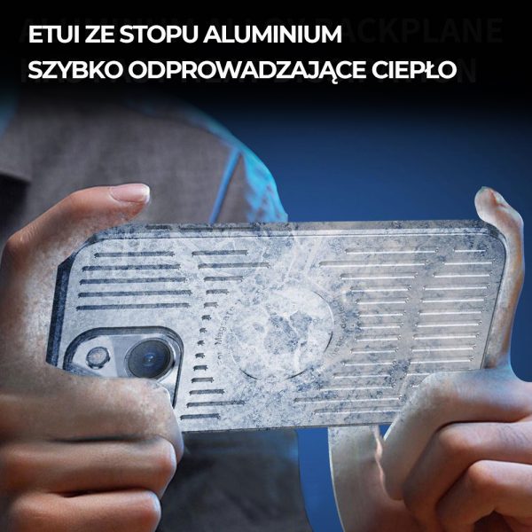 etui do iphone 14 metal defender magsafe z osłoną aparatu, metalowe, głęboka czerń (kopia)