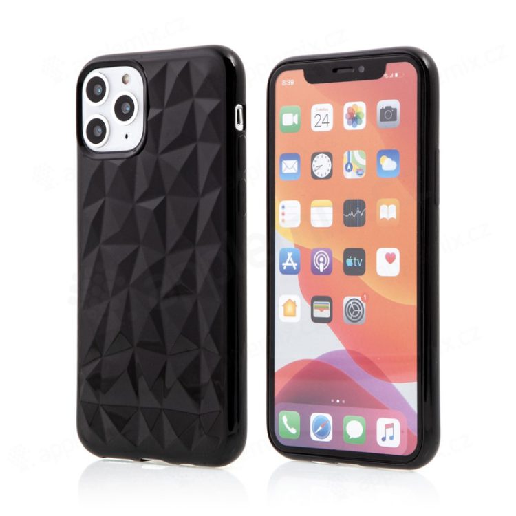 etui do iphone 11 z poszyciem, czarne
