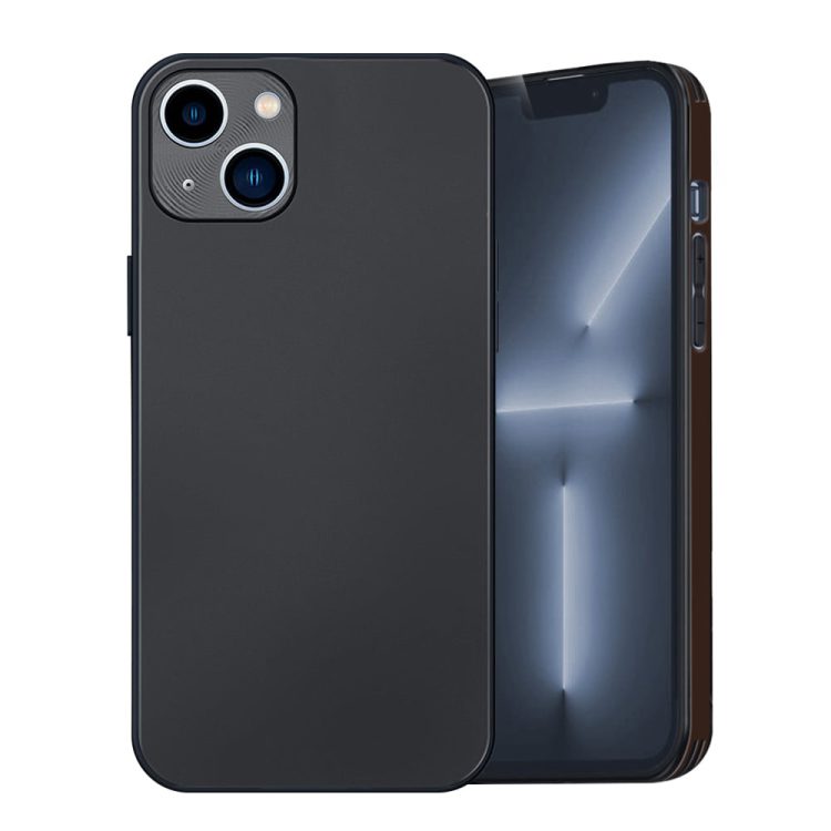 etui do iphone 13 minimalistyczne grafitowe z osłoną kamery