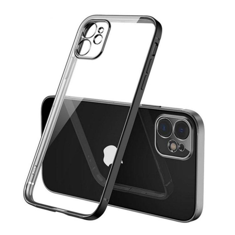 Etui do iPhone 12 premium graphite z osłoną kamery, czarne grafitowe