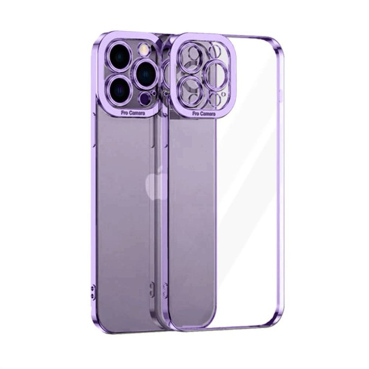 etui do iphone 14 pro camera high pro z osłoną kamery, srebrne (kopia)