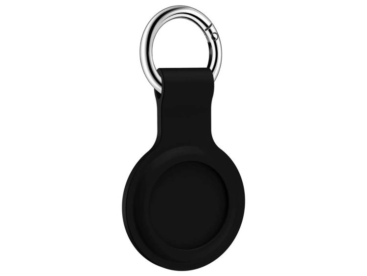 silikonowe etui do airtag elastyczne i trwałe czarne (kopia)