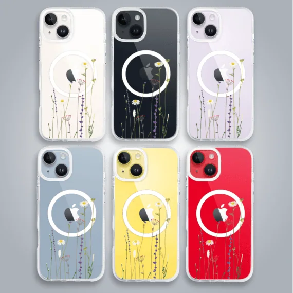 Etui do iPhone 14 MagSafe wiosenne kwiat (1)