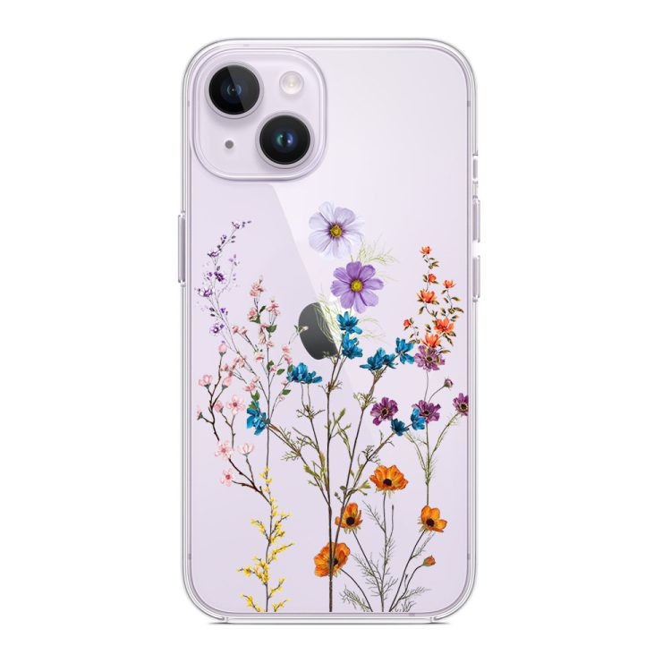 etui do iphone 14 plus, kwiaty różnokolorowe (kopia)