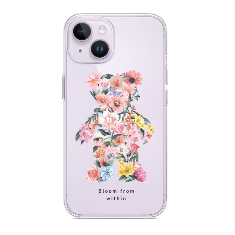 etui do iphone 14 plus, kwiaty różnokolorowe (kopia)