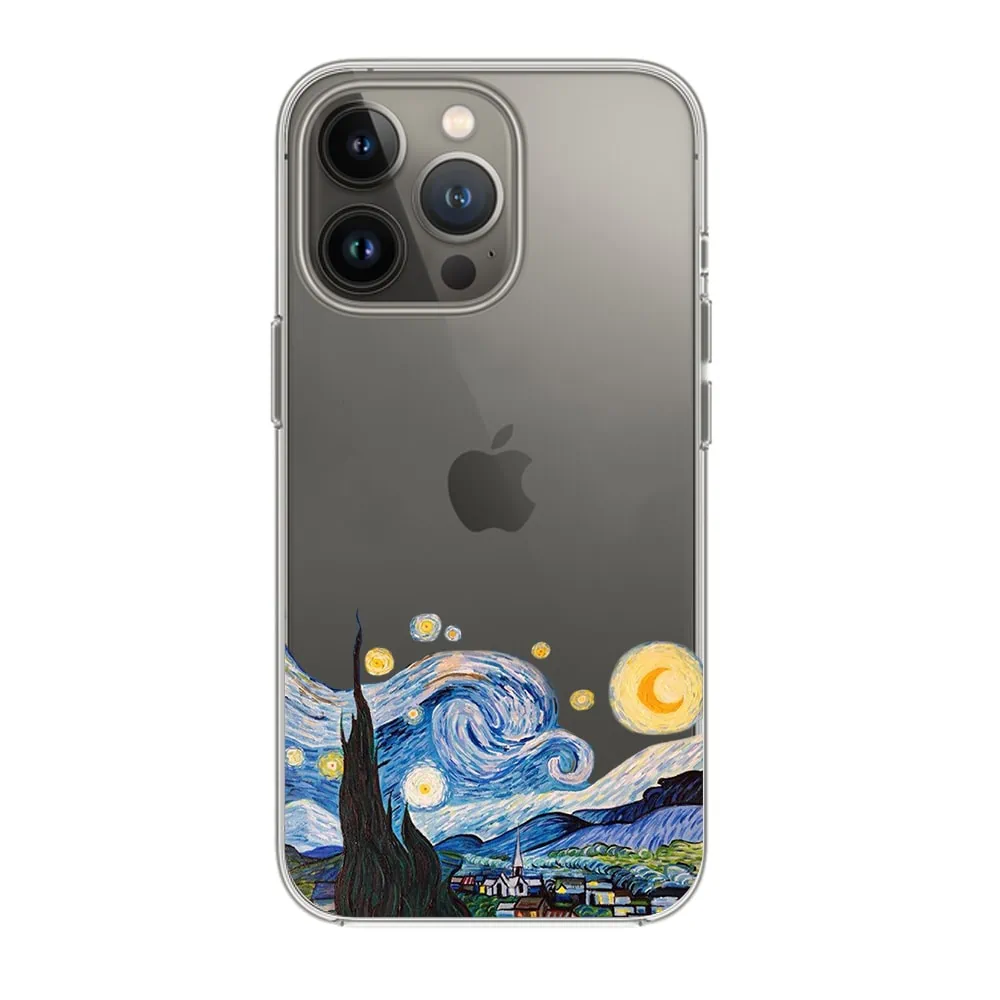 Etui do iPhone 14 Pro, obraz Van Gogh