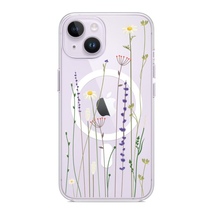 etui do iphone 14 magsafe wiosenne kwiaty