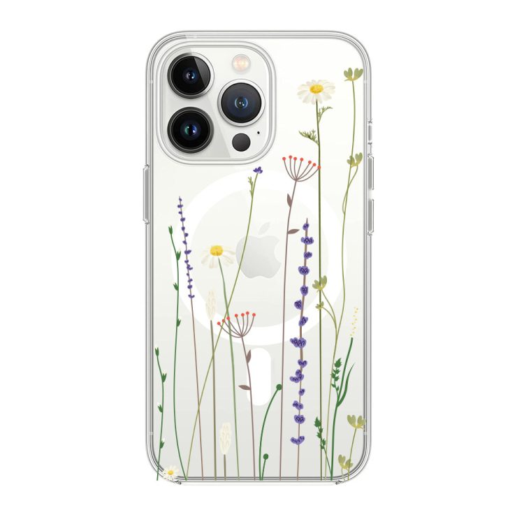 etui do iphone 14 pro magsafe wiosenne kwiaty