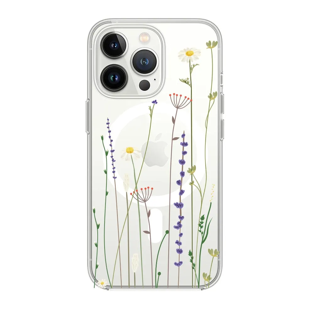 Etui do iPhone 14 Pro Max MagSafe wiosenne kwiaty