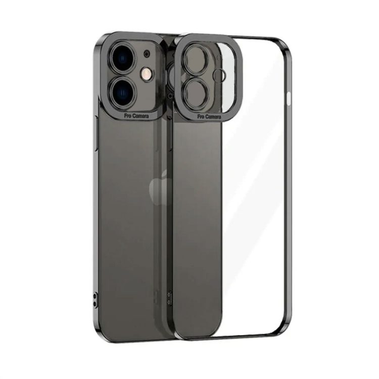 etui do iphone 11 camera high pro z osłoną kamery, czarne grafitowe