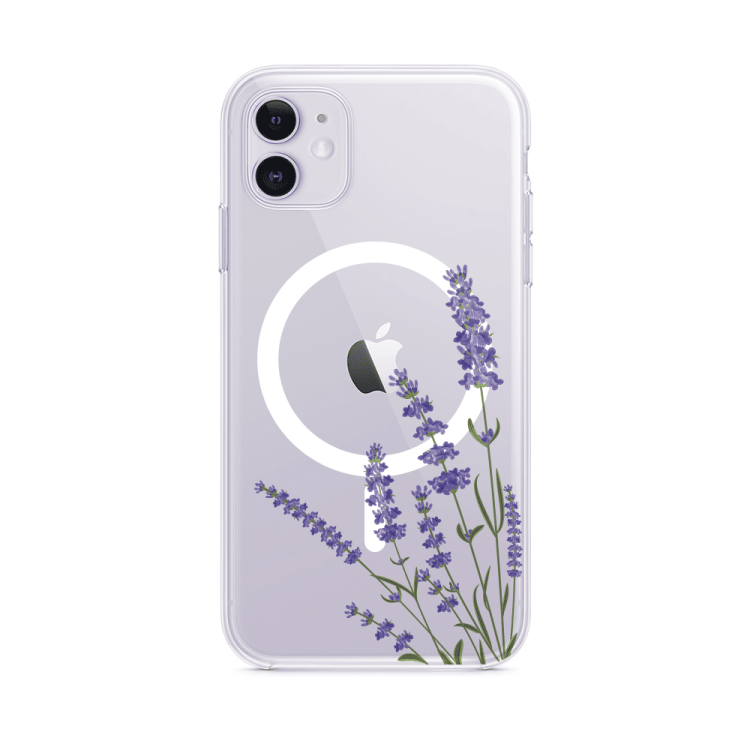 etui do iphone 11, lawenda etui z magsafe