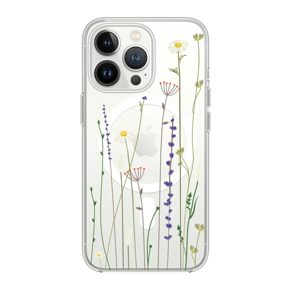 Etui do iPhone 13 Pro MagSafe wiosenne kwiaty
