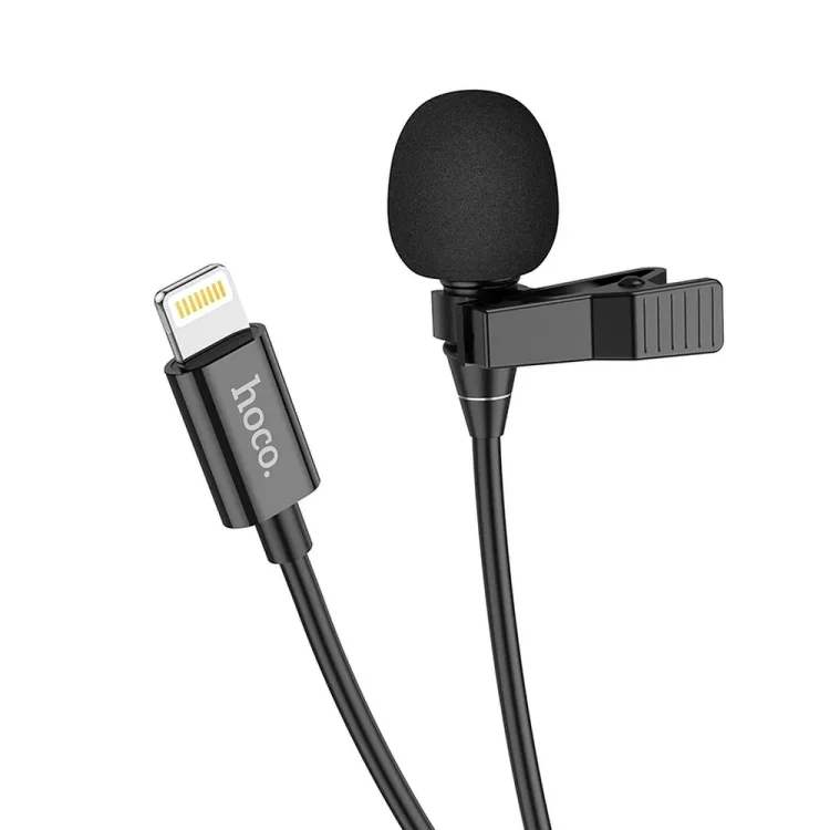 mikrofon do telefonu z łączem lightning, czarny