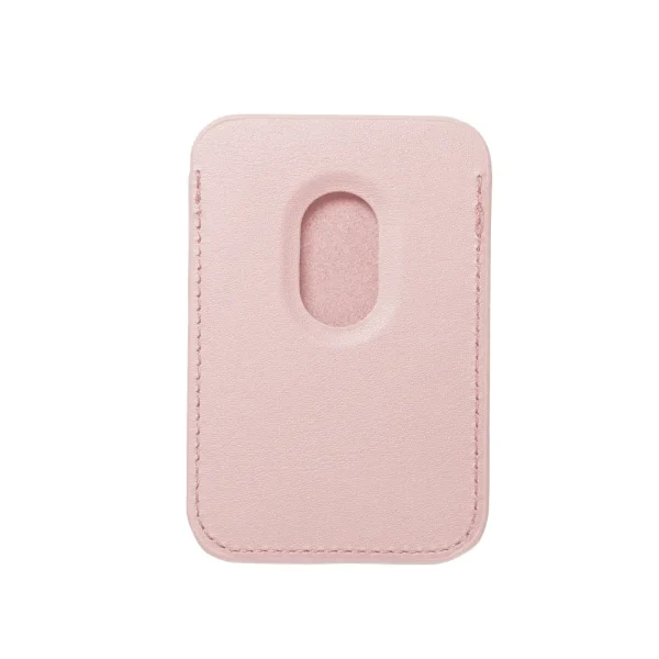 portfel magnetyczny leather mag wallet, jasny różowy