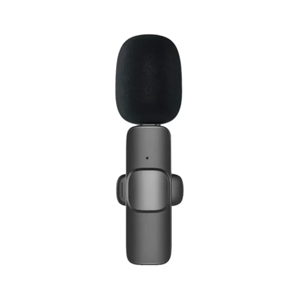 mikrofon bezprzewodowy krawatowy dla iphone lightning, 2 w zestawie, czarny