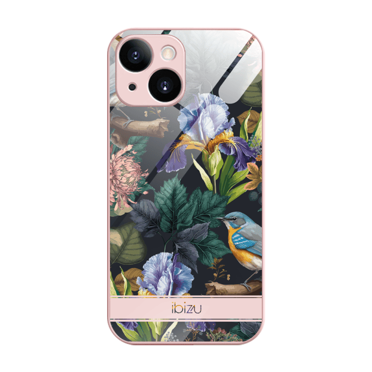 etui do iphone 13, szklany tył, osłona kamery, arbuzowa fantazja, łososiowe (kopia)