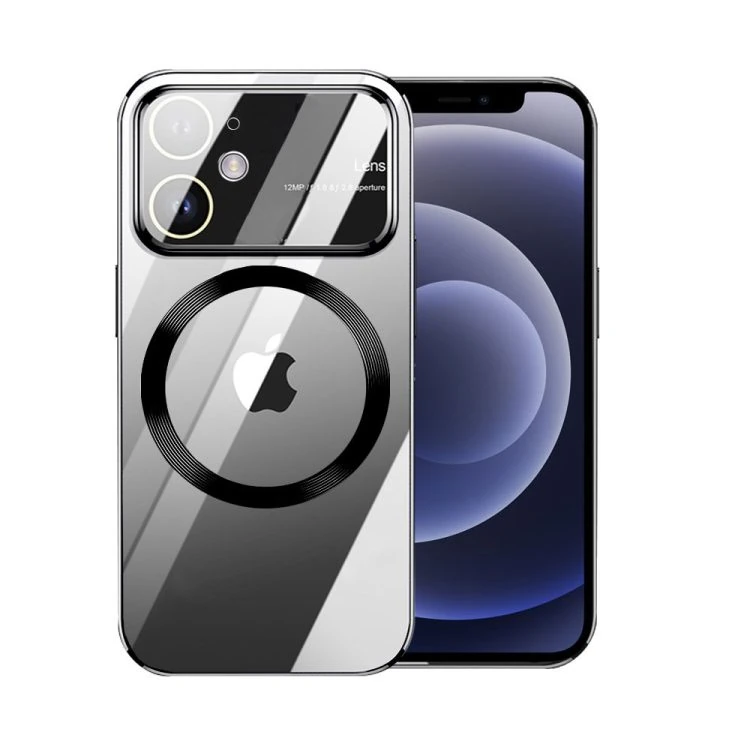etui do iphone 14 pro camera beam z magsafe przeźroczyste, czarne