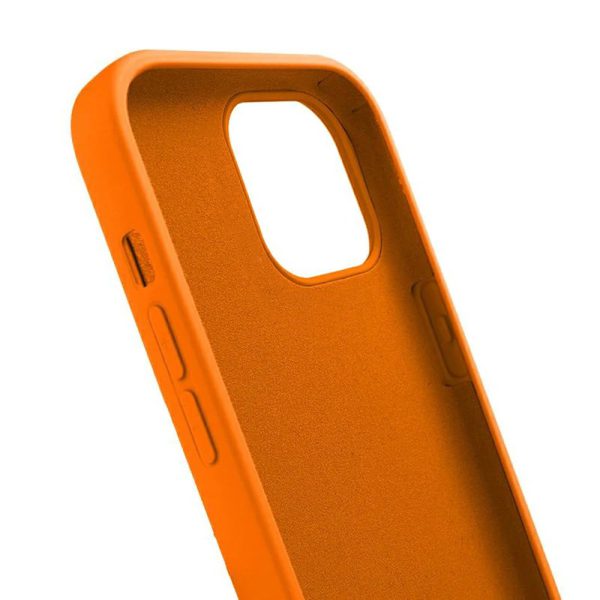 etui do iphone 12 pro wzmacniane crossbody z pomarańczową smyczą jak torebka, pomarańczowe
