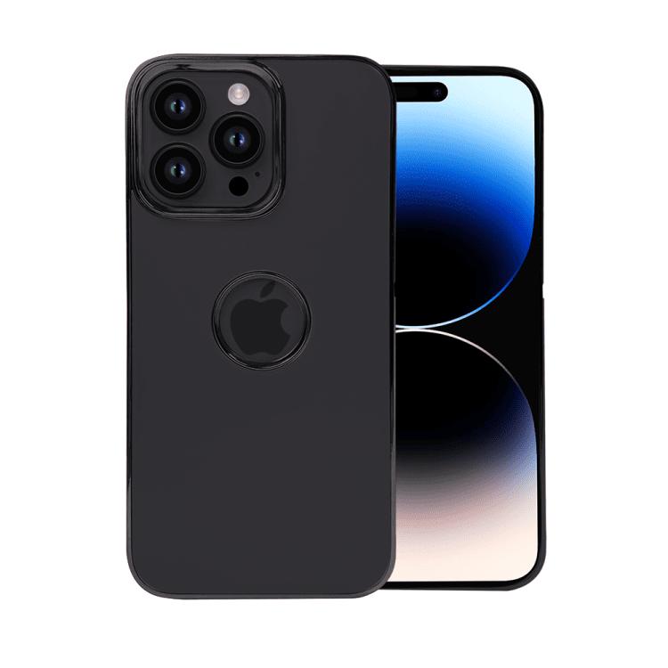 etui do iphone 14 pro noble case z widocznym logo, czarne