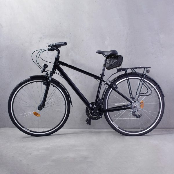 torba rowerowa pod siodełko wodoodporna 1,5 l, czarna